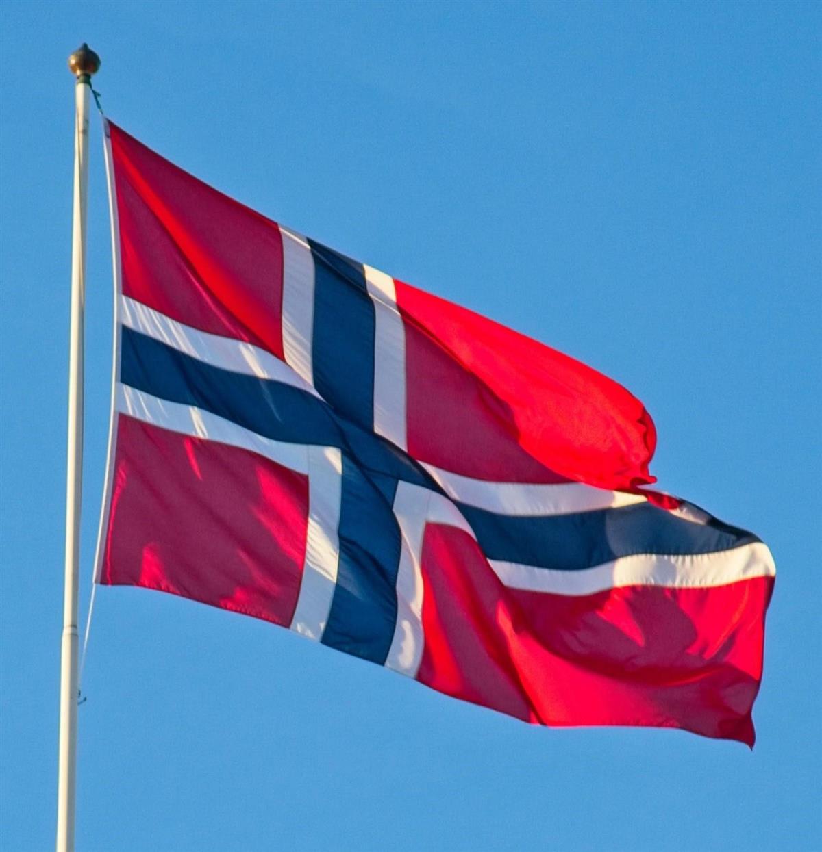 Norsk flagg - Klikk for stort bilde