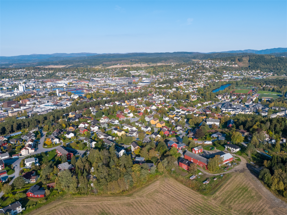 Flyfoto - Skjefte, Guldbergaunet - Klikk for stort bilde